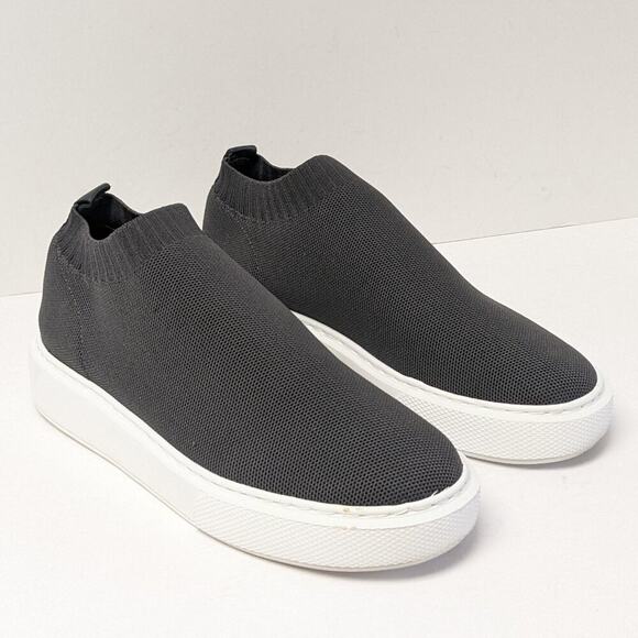 J/Slides Daphnie Slip-On Sneakers, Grey Knit, Women's 8.5 M - Picture 1 of 7
